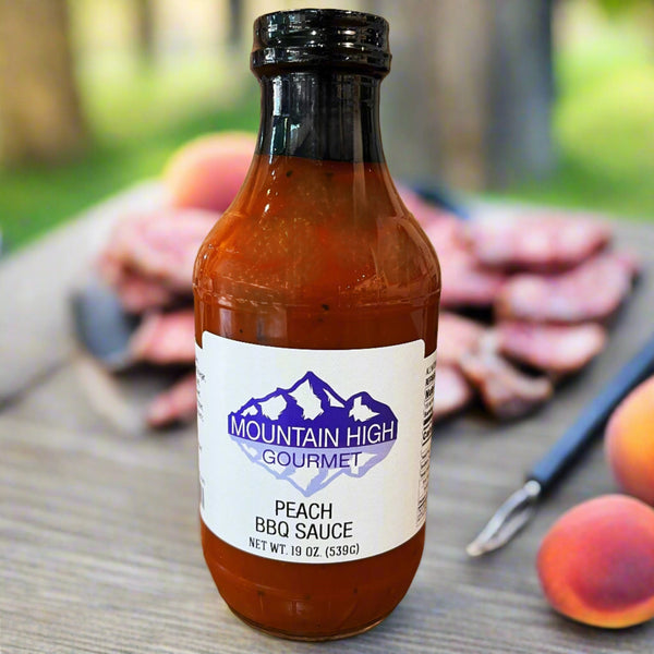 Mountain High Gourmet Peach BBQ Sauce